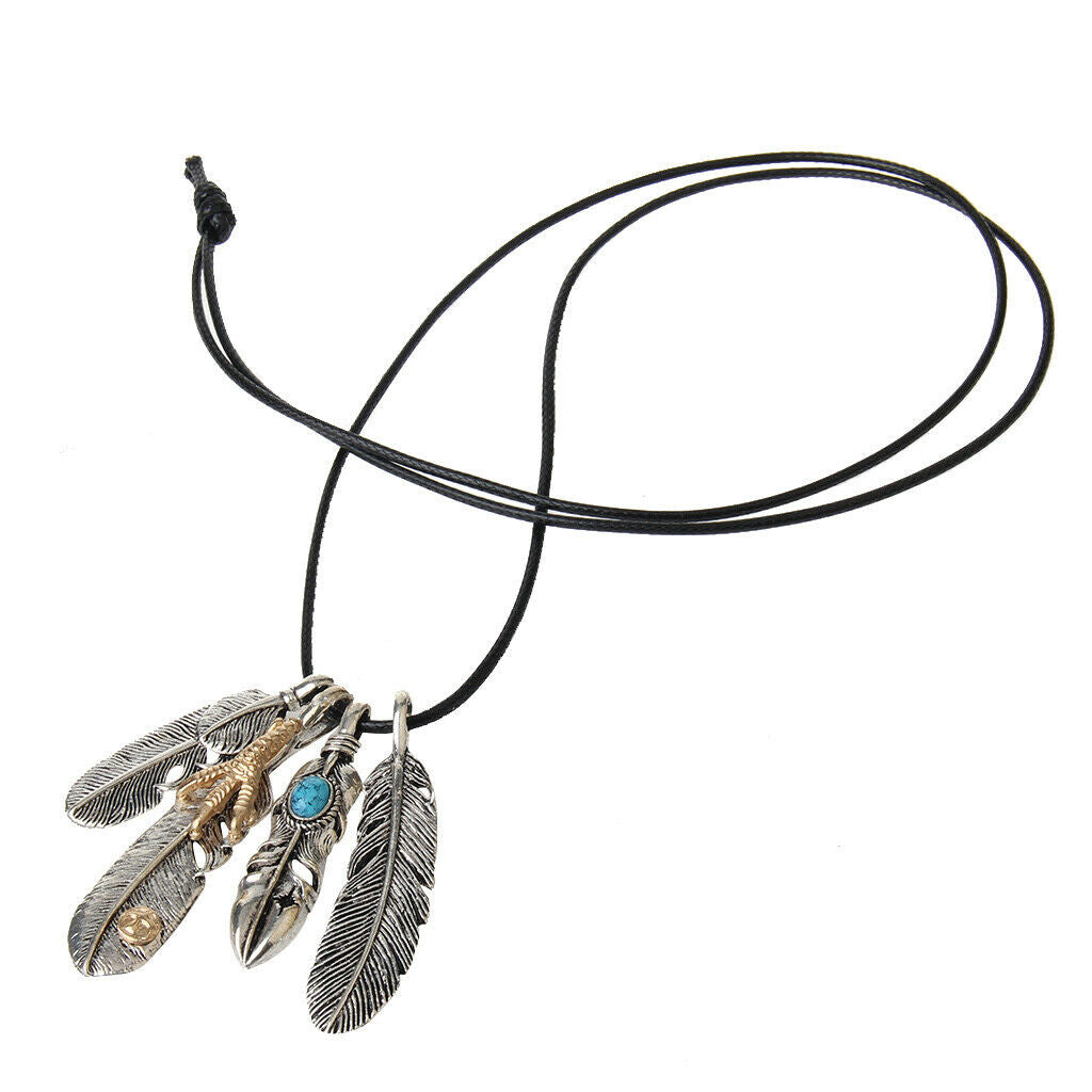 Handmade Punk Metal  Charm Eagle Claw American Style Necklace