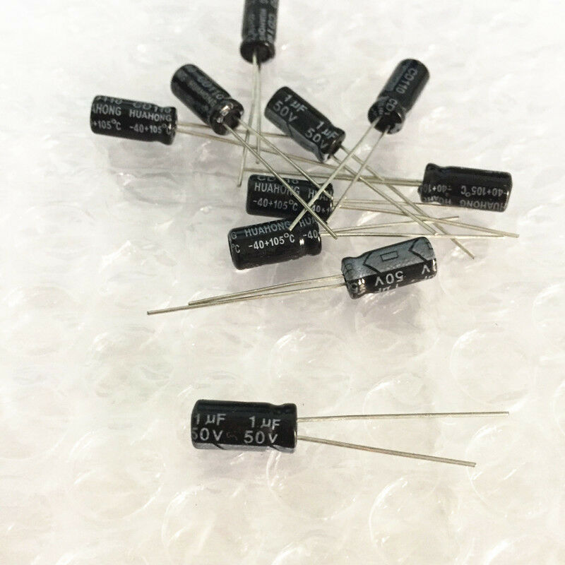 90pcs 50V 1-100UF 2.2UF 4.7UF 10UF 22UF 47UF  Electrolytic capacitors kit Radial