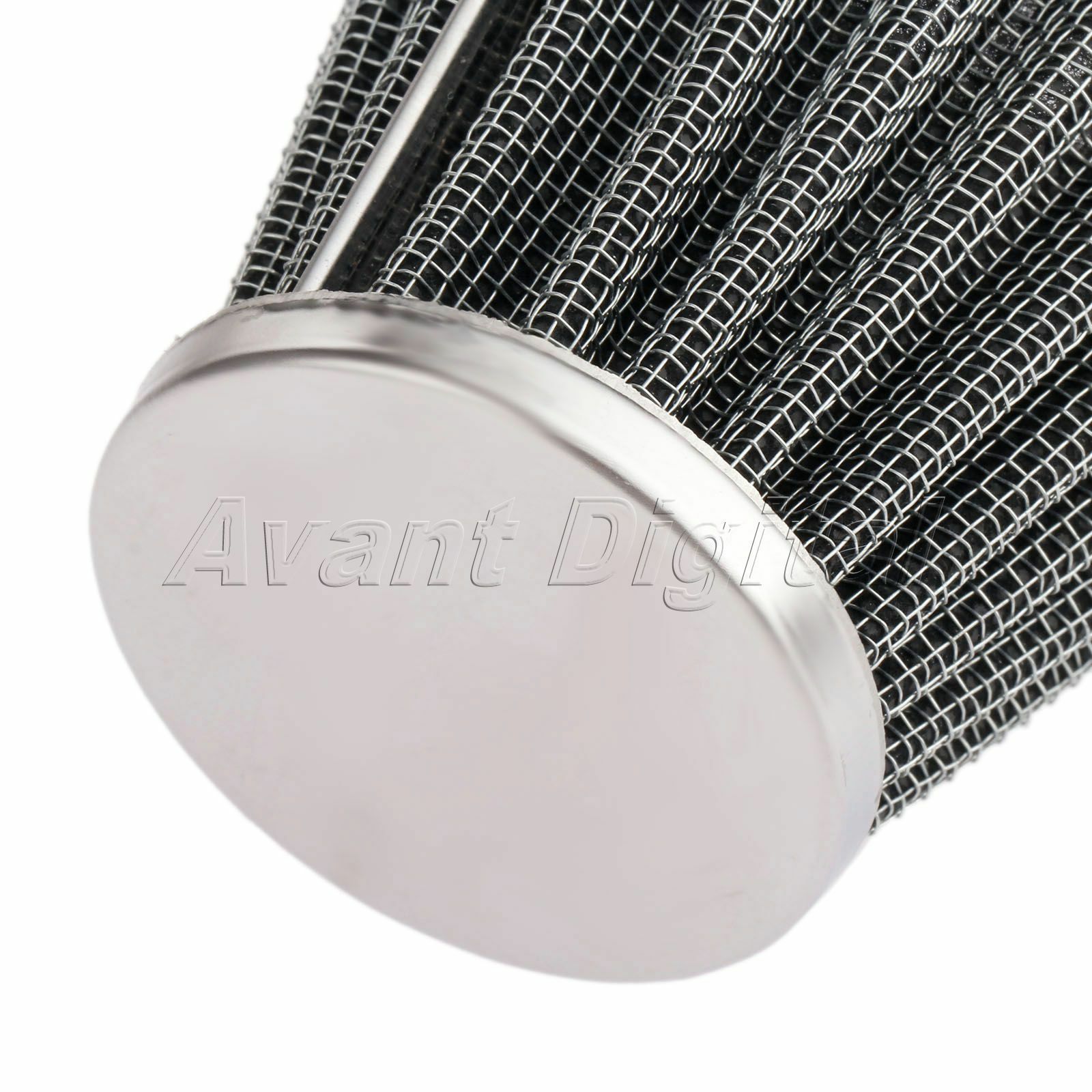 1 Motorcycle Air Filter Cleaner Inside diameter 52mm Double Layer Steel Pod Dirt