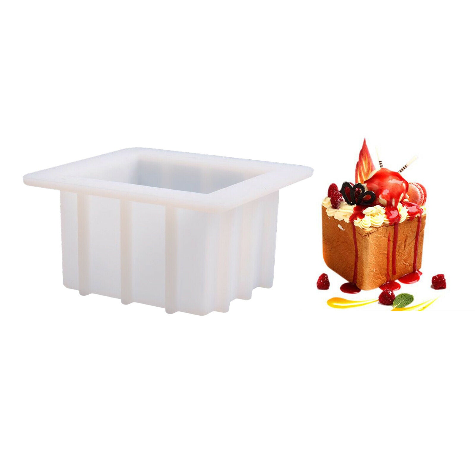 Soap Mold Silicone Mould Pastry Cake Jelly Baking 18oz Bakeware Accessories