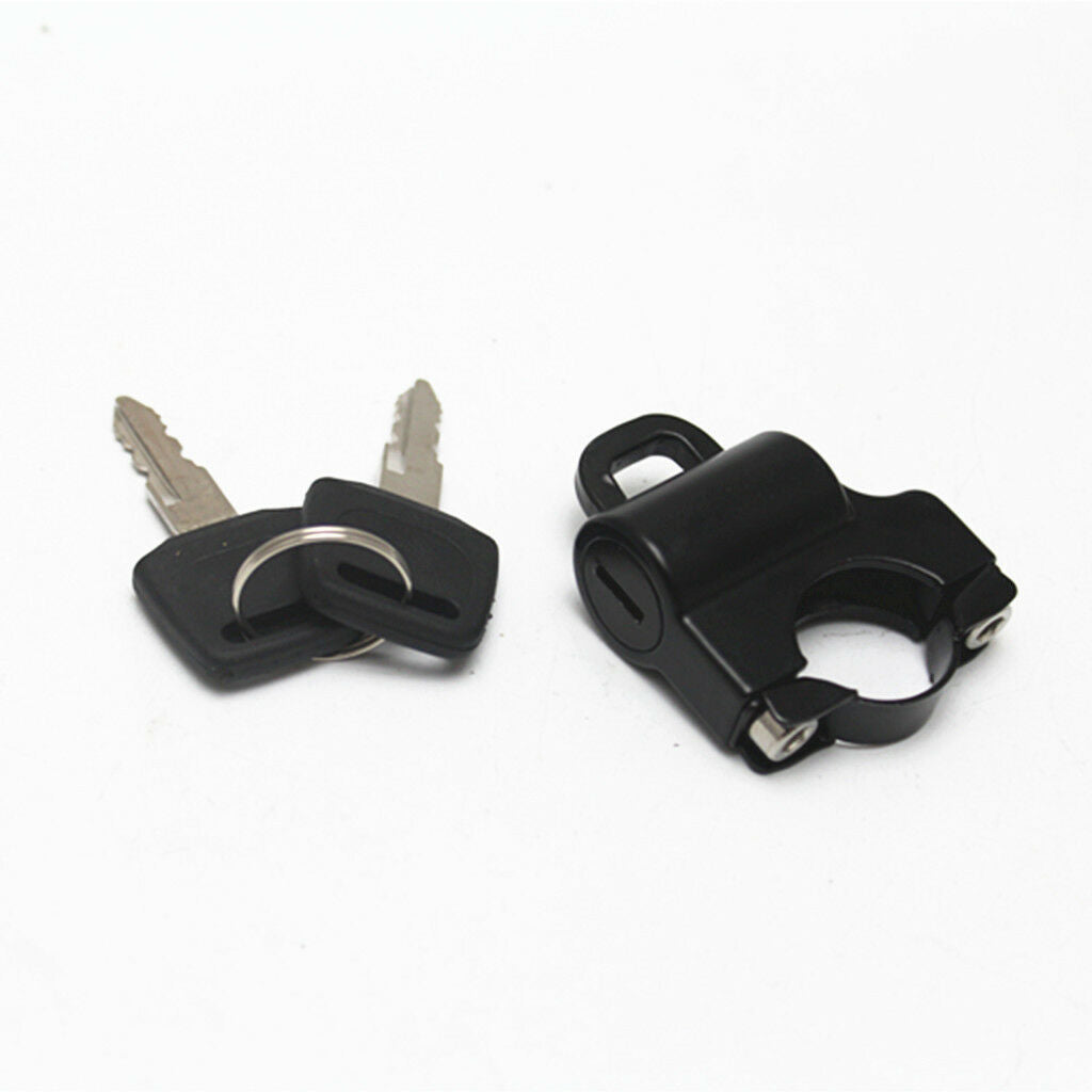 7/8" 22mm Motorcycle Acooters Bike Helmet Lock with 2 Keys Set Useful