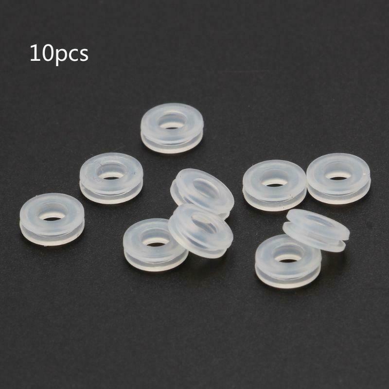 10Pcs Comfort Pads for Clip On Earrings Anti-Pain Silicone Earring Ring Cushion