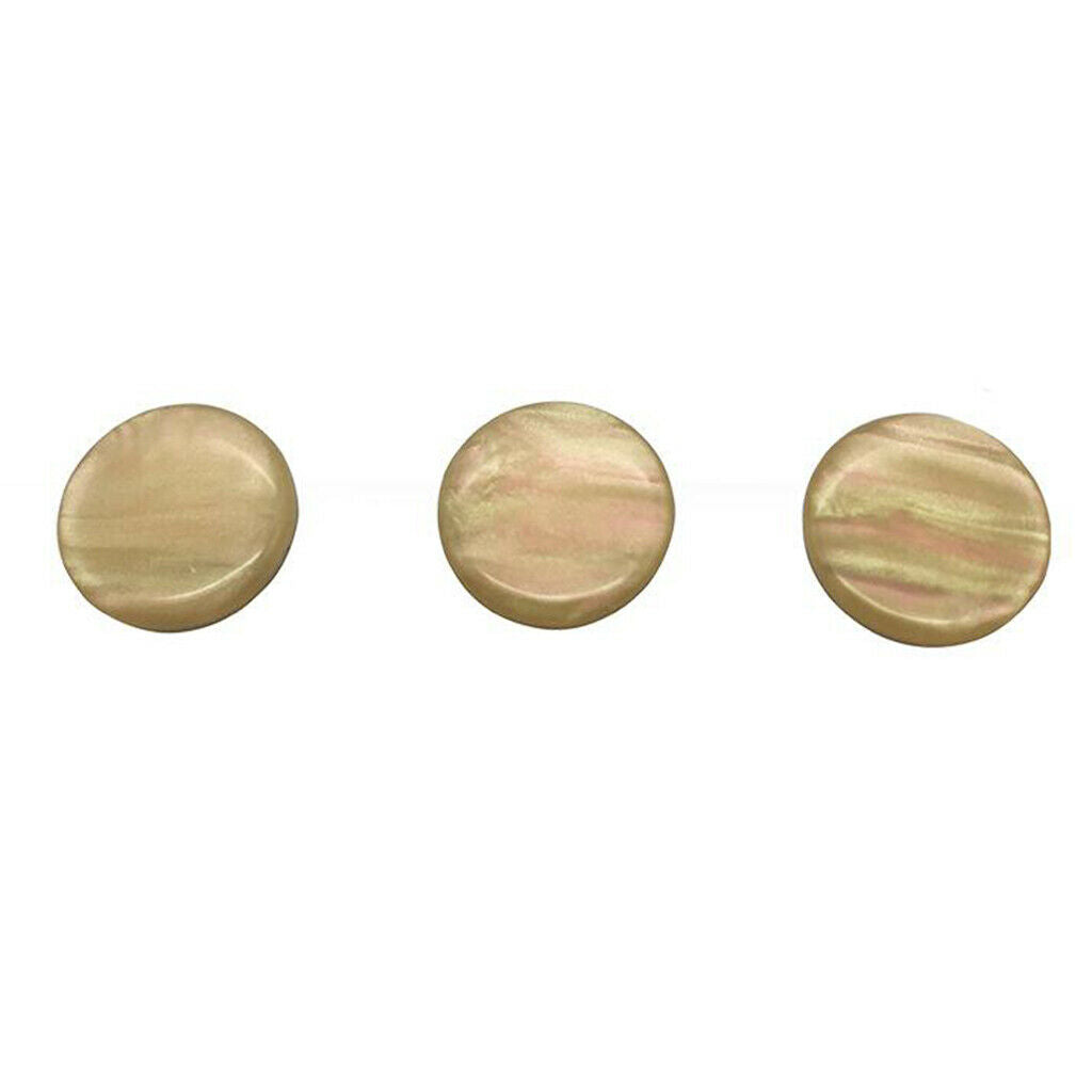 9x Plastic Trumpet Cornet Finger Key Buttons Mica Inlays for Trumpet Accs