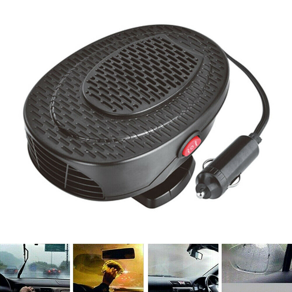 150W Portable Car Air Heater 12V Demister Defogger Vehicle Heater Defroster
