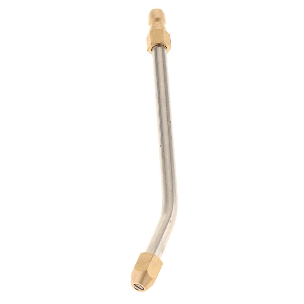 20cm Long Pressure Washer 30 Degree Wash Nozzle Angled Lance Extension x1