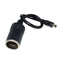 12V Car Female Cigarette Lighter Power Plug Socket To Male Connector Adapter .