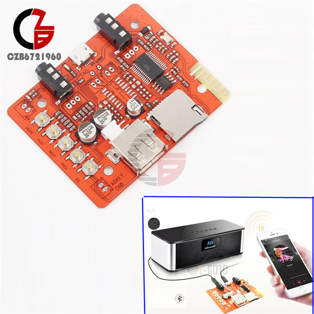 Bluetooth Wireless Receiver 5V Module 3.5mm AUX / USB Micro Stereo Audio