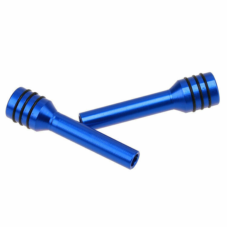 2PC Car Truck Auto Interior Door Lock Locking Knob Pull Pins Aluminum Alloy Blue