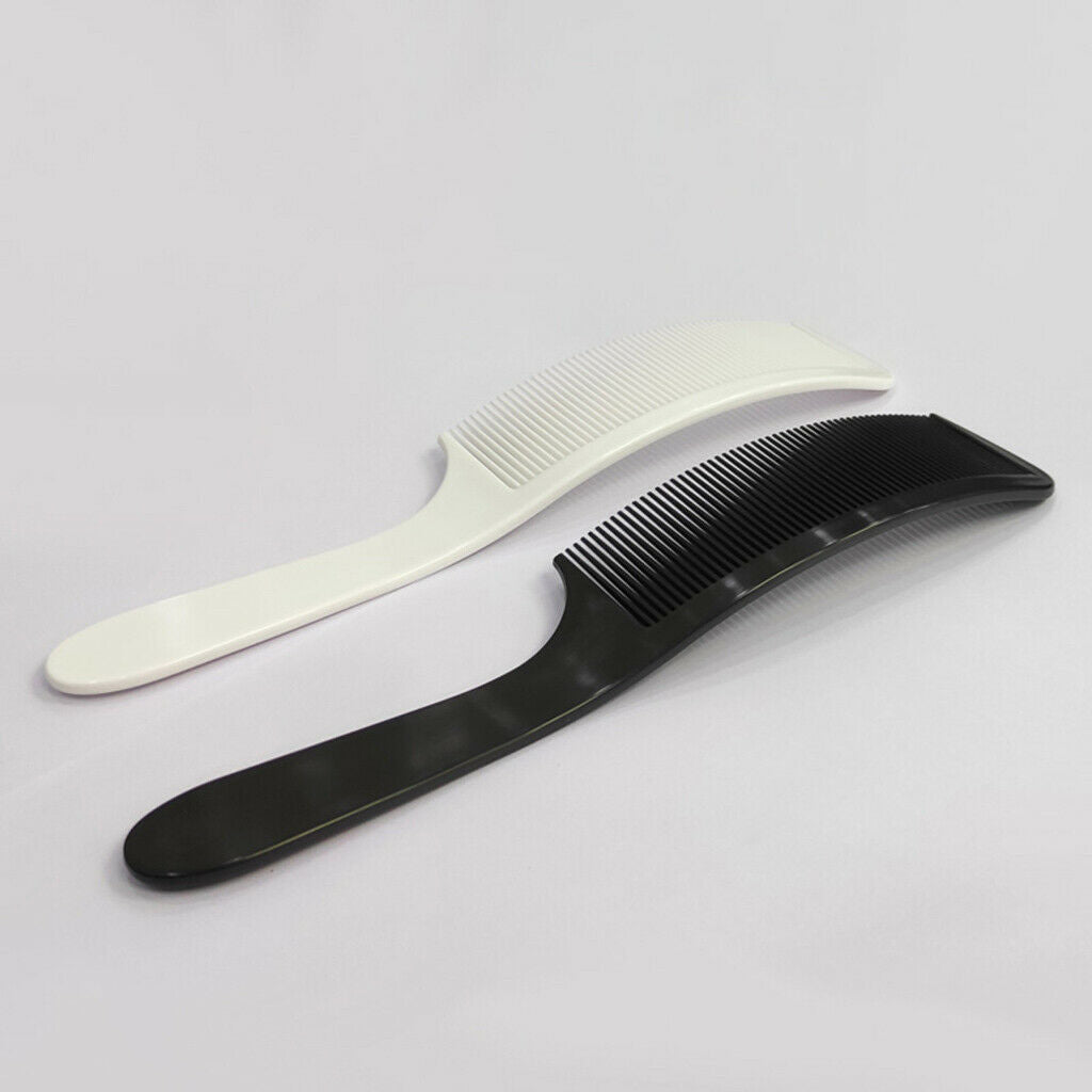 4x Curved Hair Clipper Cutting Comb Barber Flat Top Haircut Comb For Men