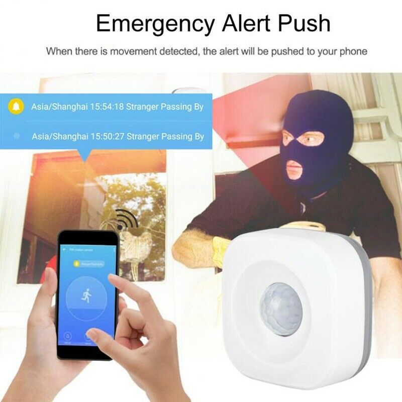 for Tuya WiFi PIR Motion Sensor Wireless Infrared Detector Security Burglar AlA1