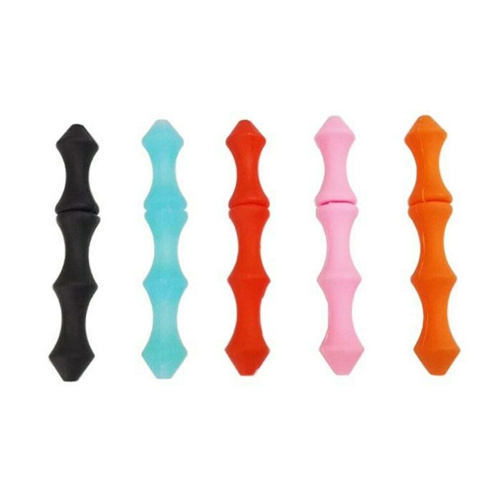 2 Set Archery Finger Guard Tab Glove Silicon Arrow Bow String Protector Gear US'