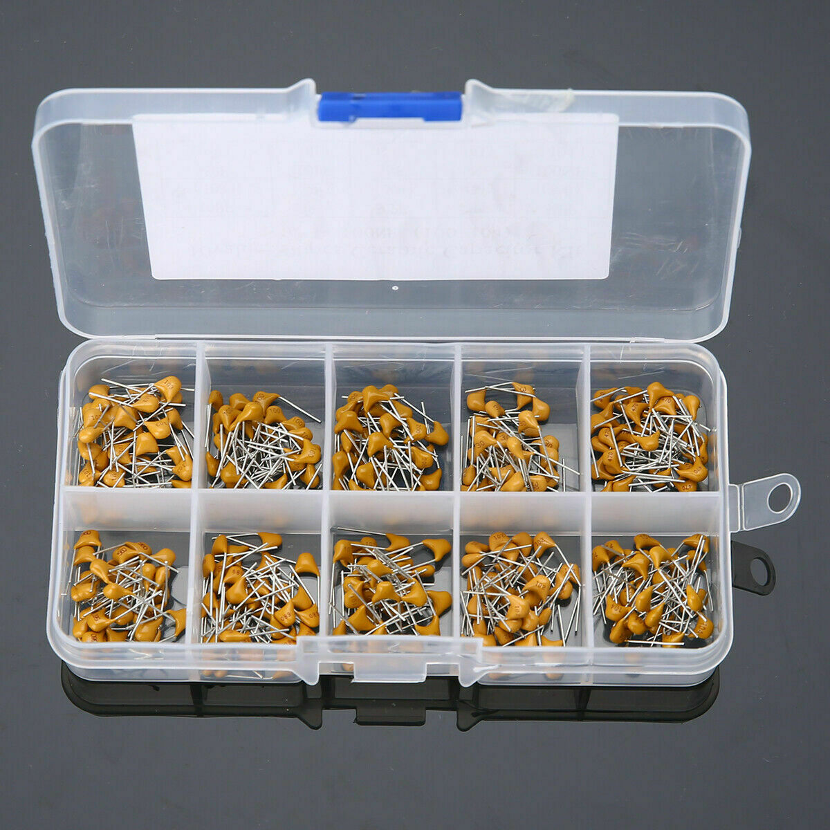 10 Values 50V 10pF~100nF Ceramic Disc Capacitors Assortment Kit with Box  300pcs