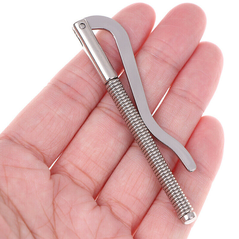Spring Money Clip Bar Nickel Bar Leather Handwork Craft Clip Tool Useful To.DD