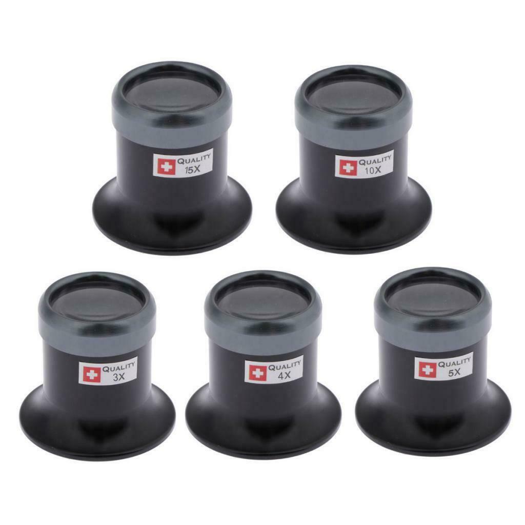 Metal Magnifier Loupes Eyepieces Ocular Lens For Watches Jewelry Repair 3X
