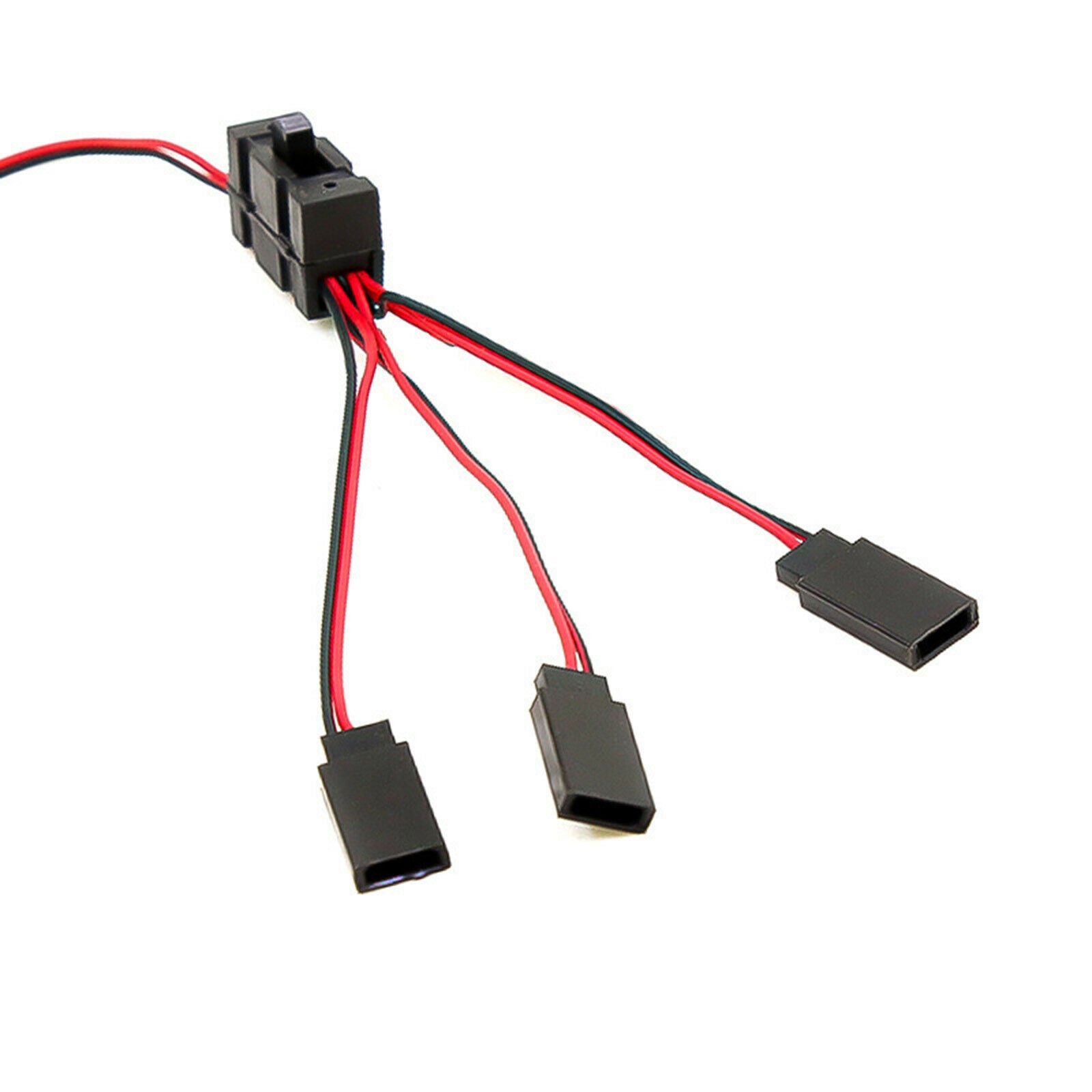 4 Way Servo Extension 1 to 3 Y Splitter Cable Switch for JR Futaba RC Car