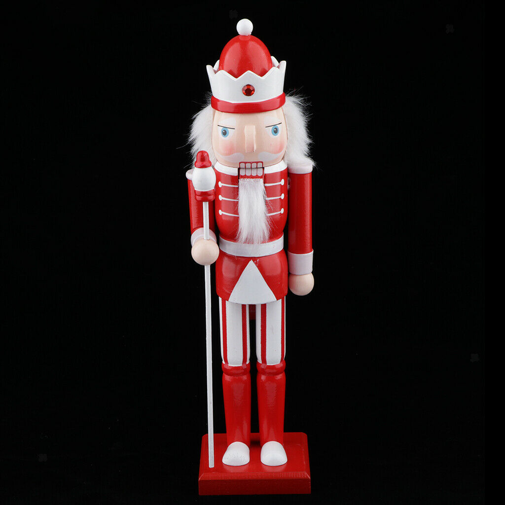 Nutcracker Christmas Ornament Kids Present Puppet 30cm SB58351 King,B