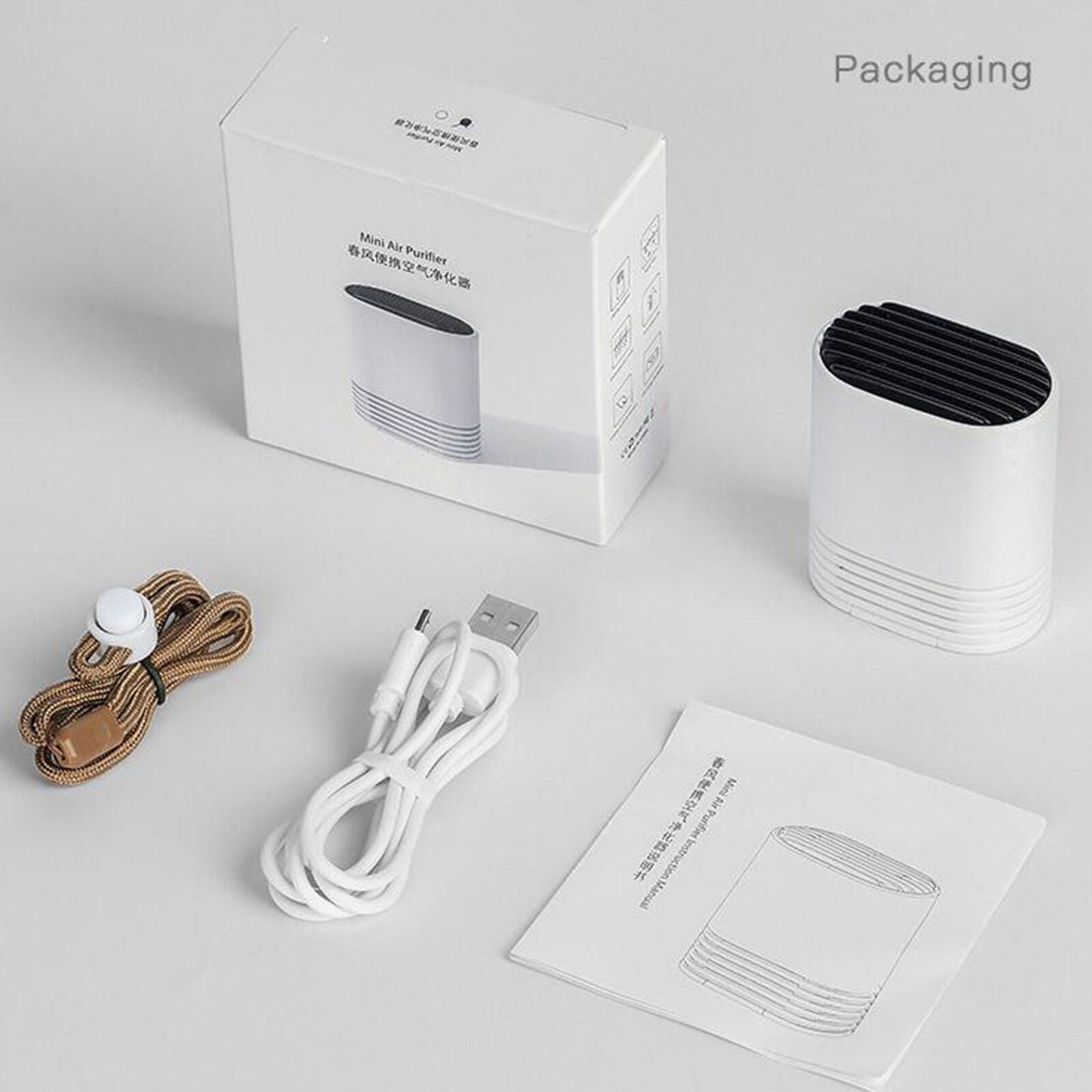New Wearable Portable Personal Necklace Air Purifier Rechargeable Negative Ions