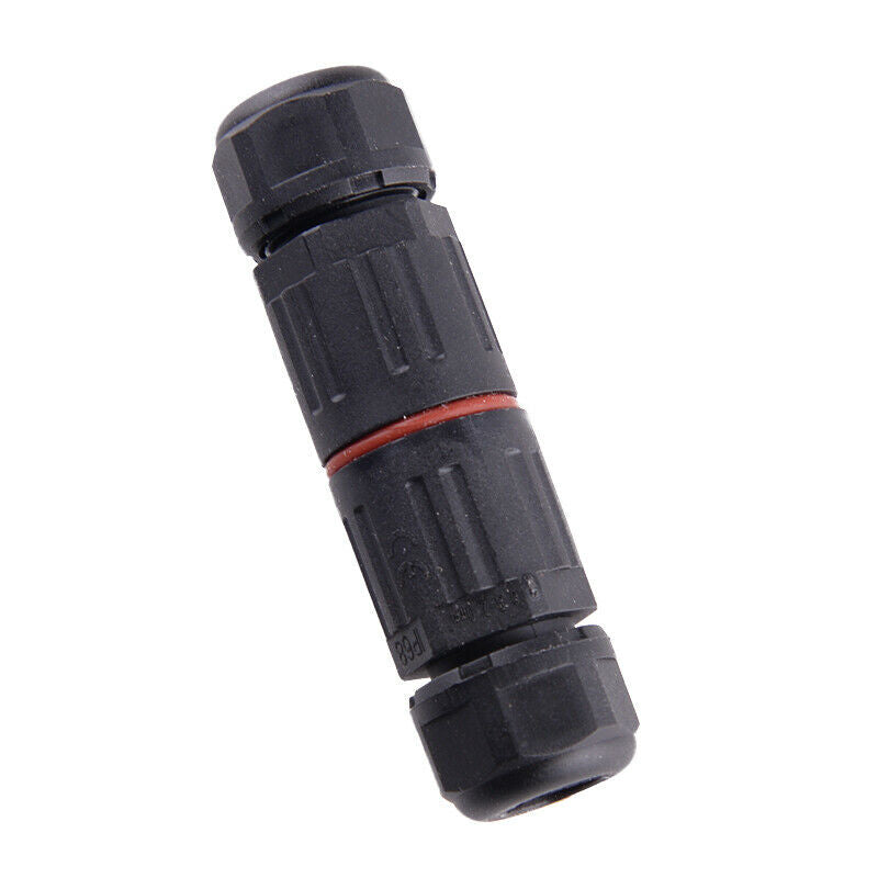 10x 3 Pin Waterproof IP68 Junction Box Connector Electric Cable Wire Plug New