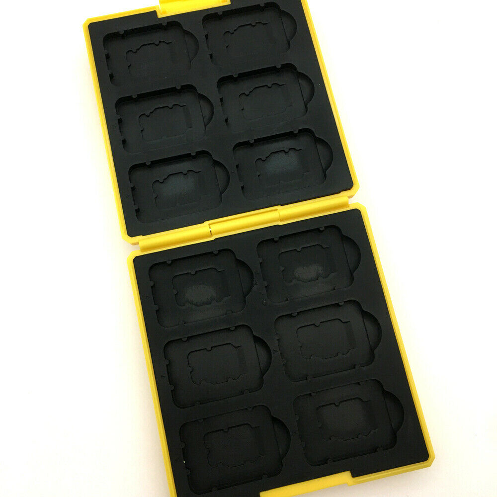 Yellow Mario 12 in 1 Portable Game Card Storage Case box for Nintendo Switch NS