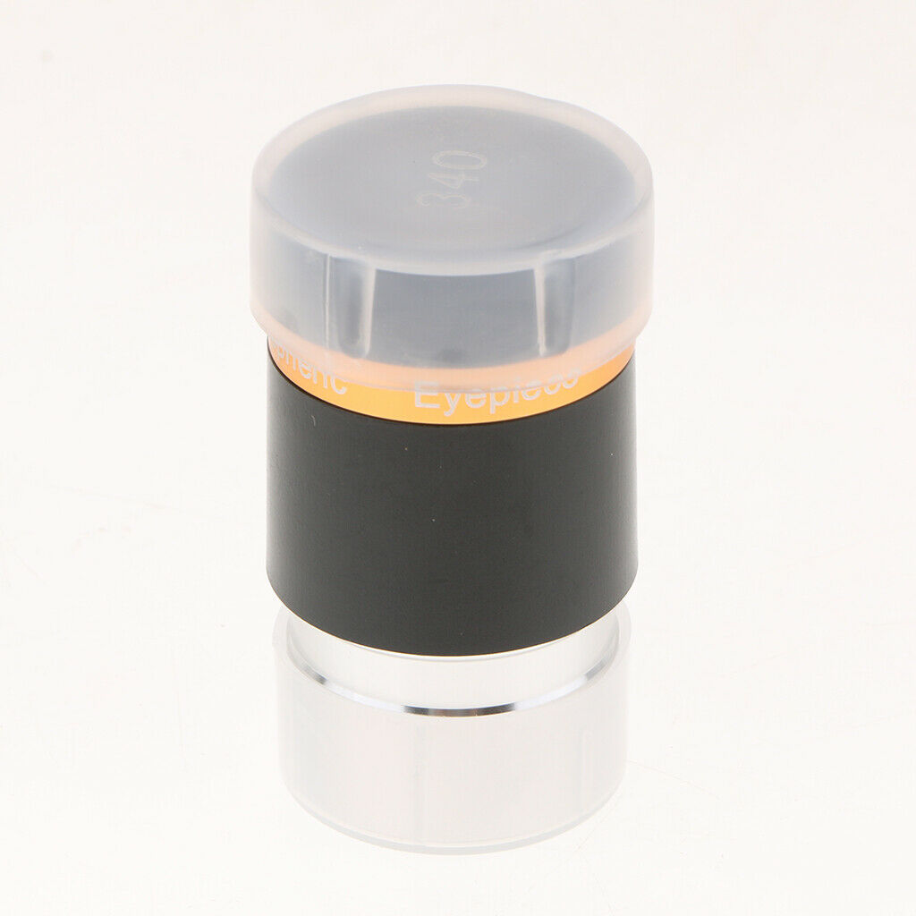 1.25" 23mm 62 Degree FOV Wide Angle Lens Aspheric Eyepiece for Telescope