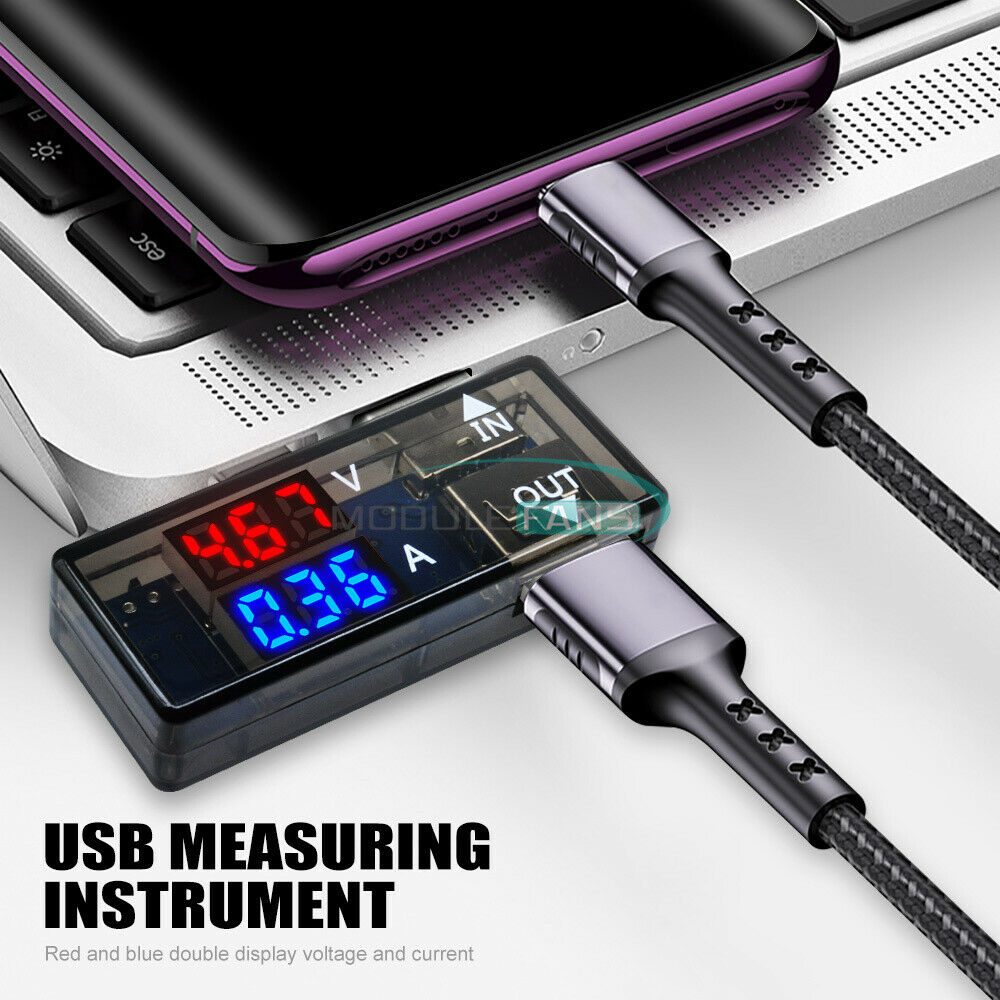 5V LED Display USB Power Battery Current Voltage Voltmeter Ammeter Tester Meter