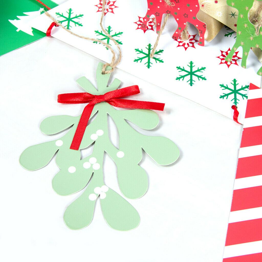 Christmas Paper Leaves Banners Garlands Party Background Decoration