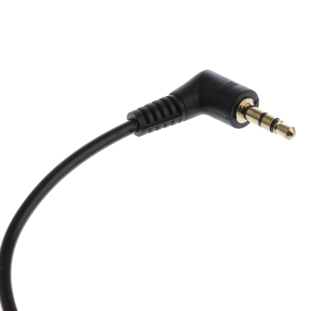 17cm 4 Pole 3   1/8" 3.5mm Female to 3 Pole Male TRRS Adapter Cable Black