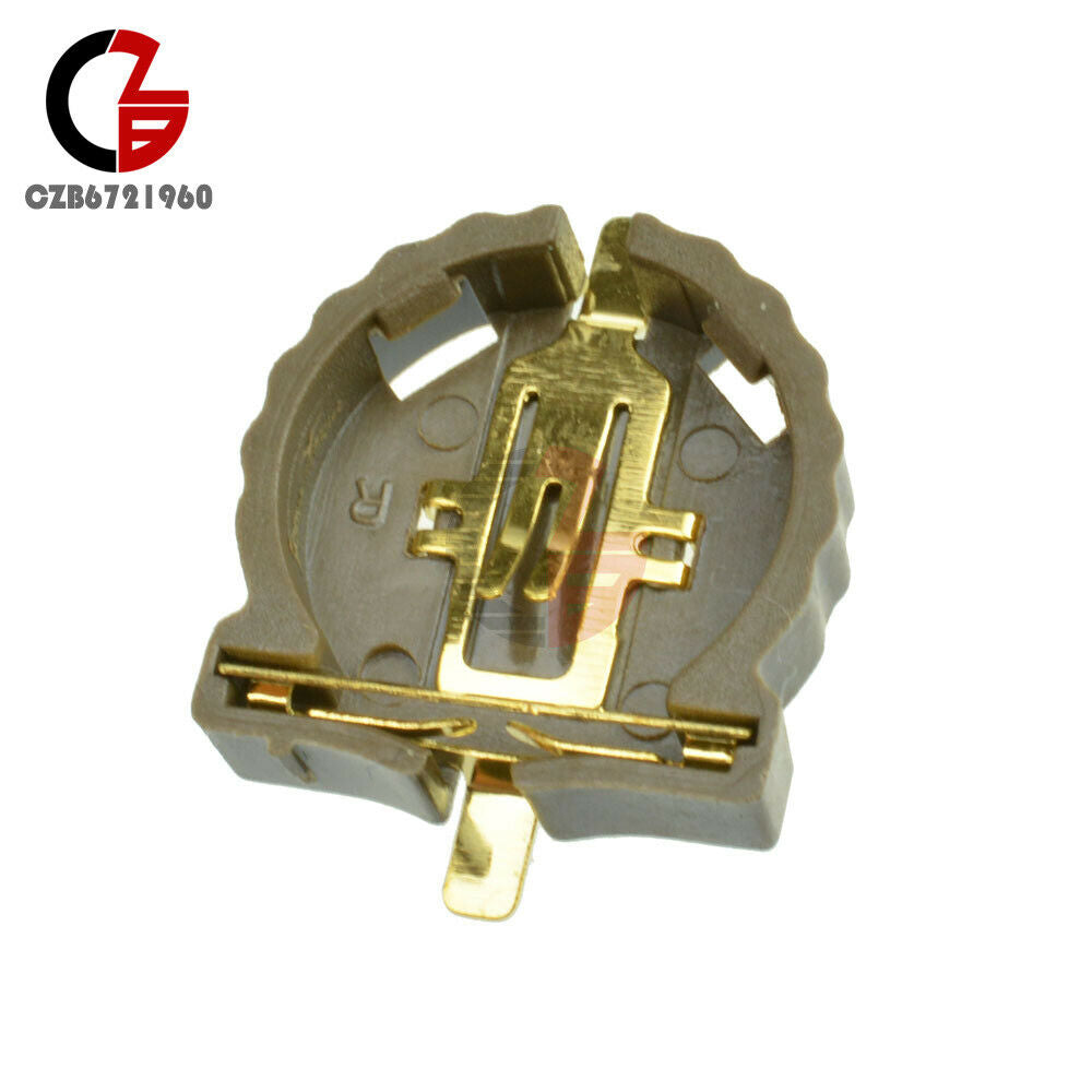 20PCS Button Battery Socket Clip Holder Box Case Portable CR1220