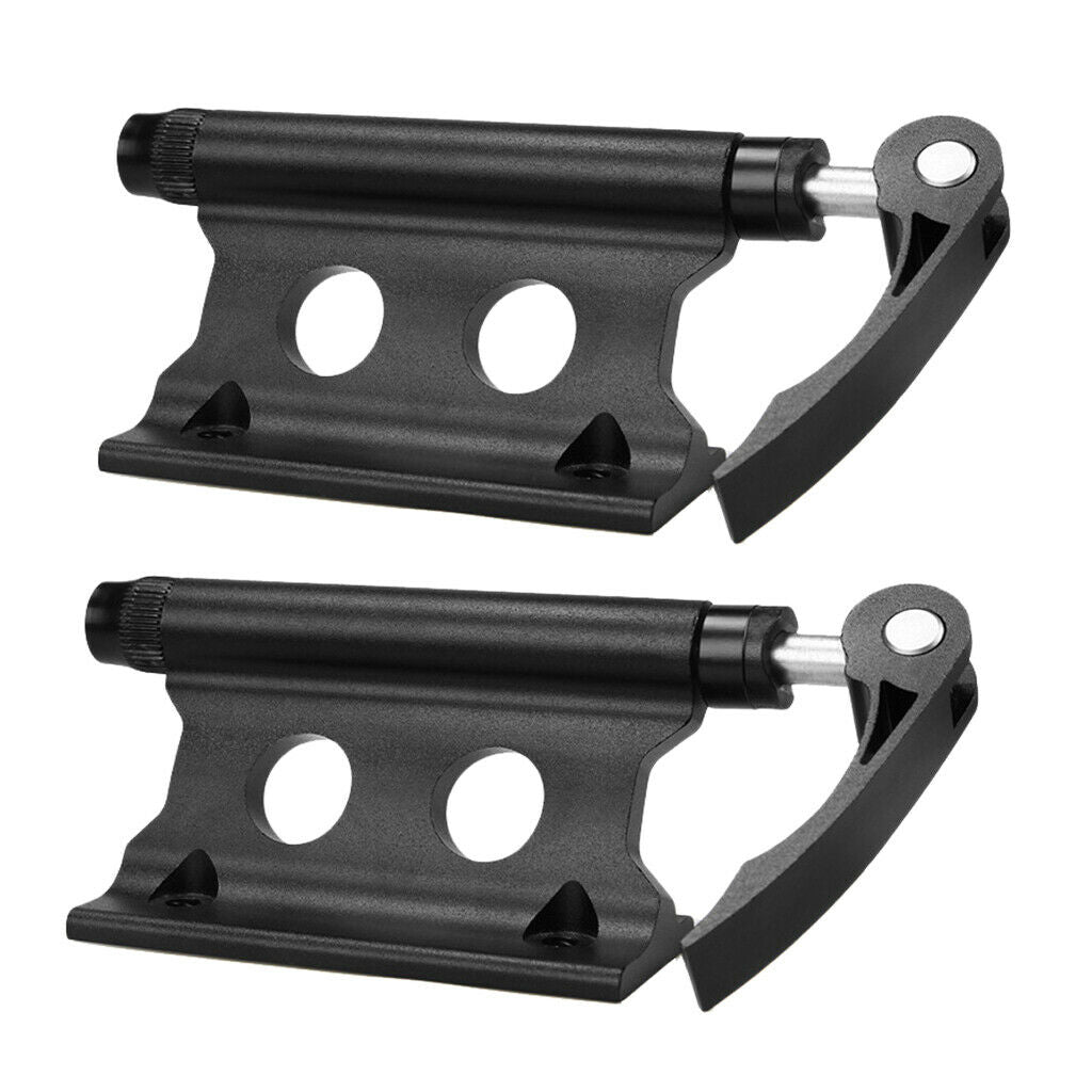 2 Pieces Car Roof Bike Rack Quick Release Vehicles Holder Transport Lock
