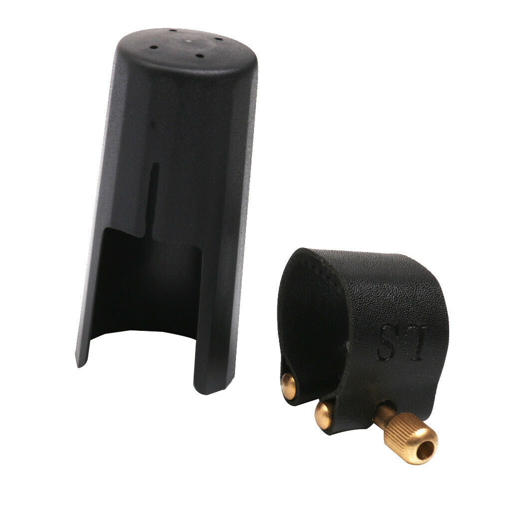 Mouthpiece Cover with PU Ligature for Alto Saxophone Tenor Sax Replacement