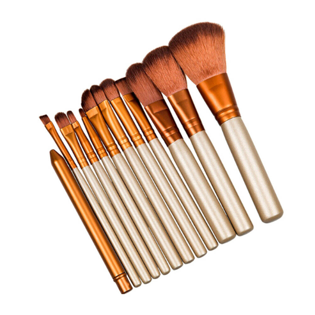 12Pro Makeup Brushes Set Kabuki Foundation EyeshadowLip BrushTool Min.l8