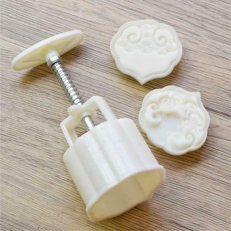 75g Hand-Pressure Moon Cake Mould Xiangyun Pattern Cake Moon Stamp Pastry Tool