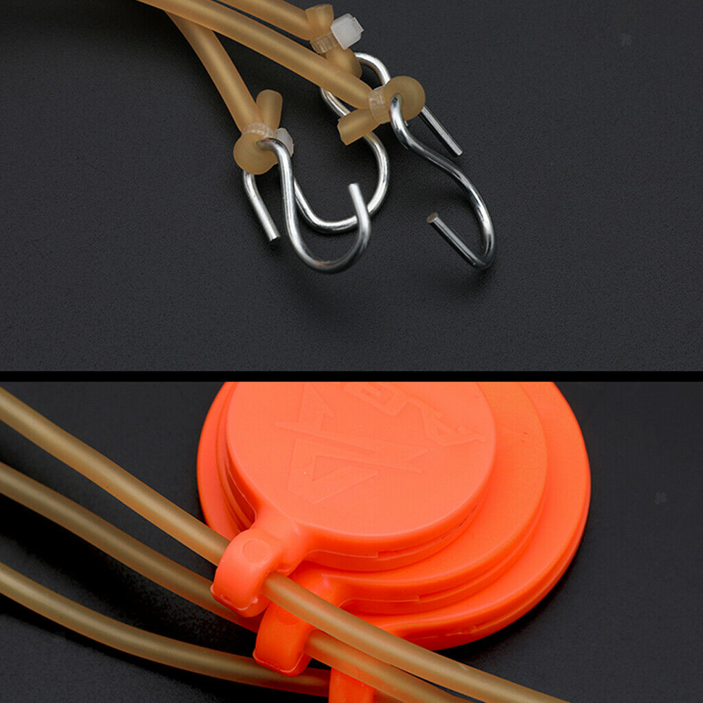 4 Pack Orange Slingshot Target 3/4/5/6cm Silicone Aim Aids Trainer Equip
