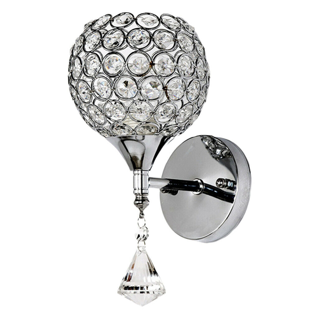 Chic Crystal Wall Lamp Reading Sconces Light E27 Corridor Stairs Nightlight
