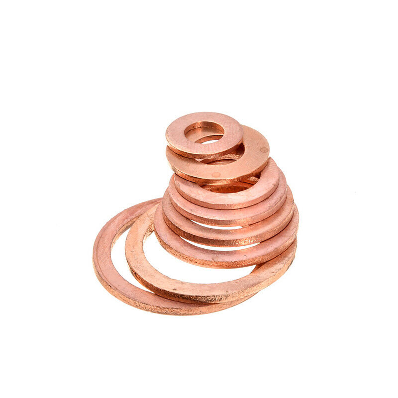 300 X High Quality Car Engines Copper Washers Seal Ring Gasket Hydraulic Fitting