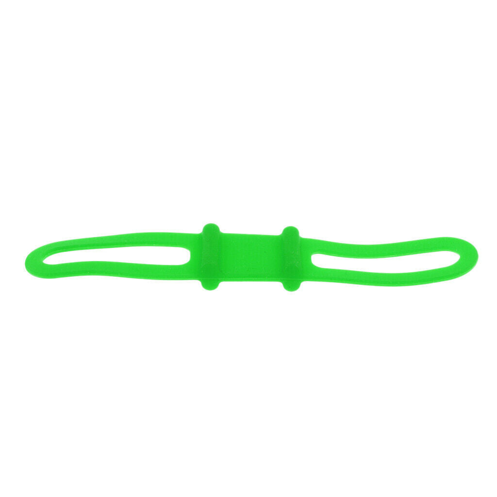 2 Bike Silicone High Elastic Band Flashlight