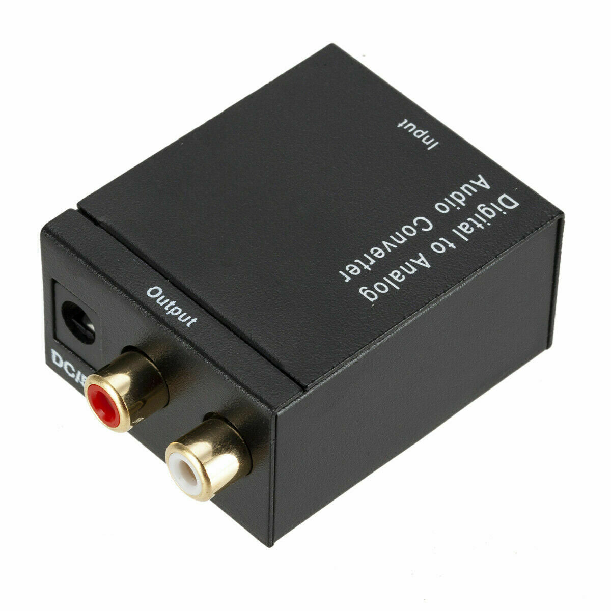 Optical Coaxial Toslink Digital to Analog Audio Converter Adapter RCA L/R