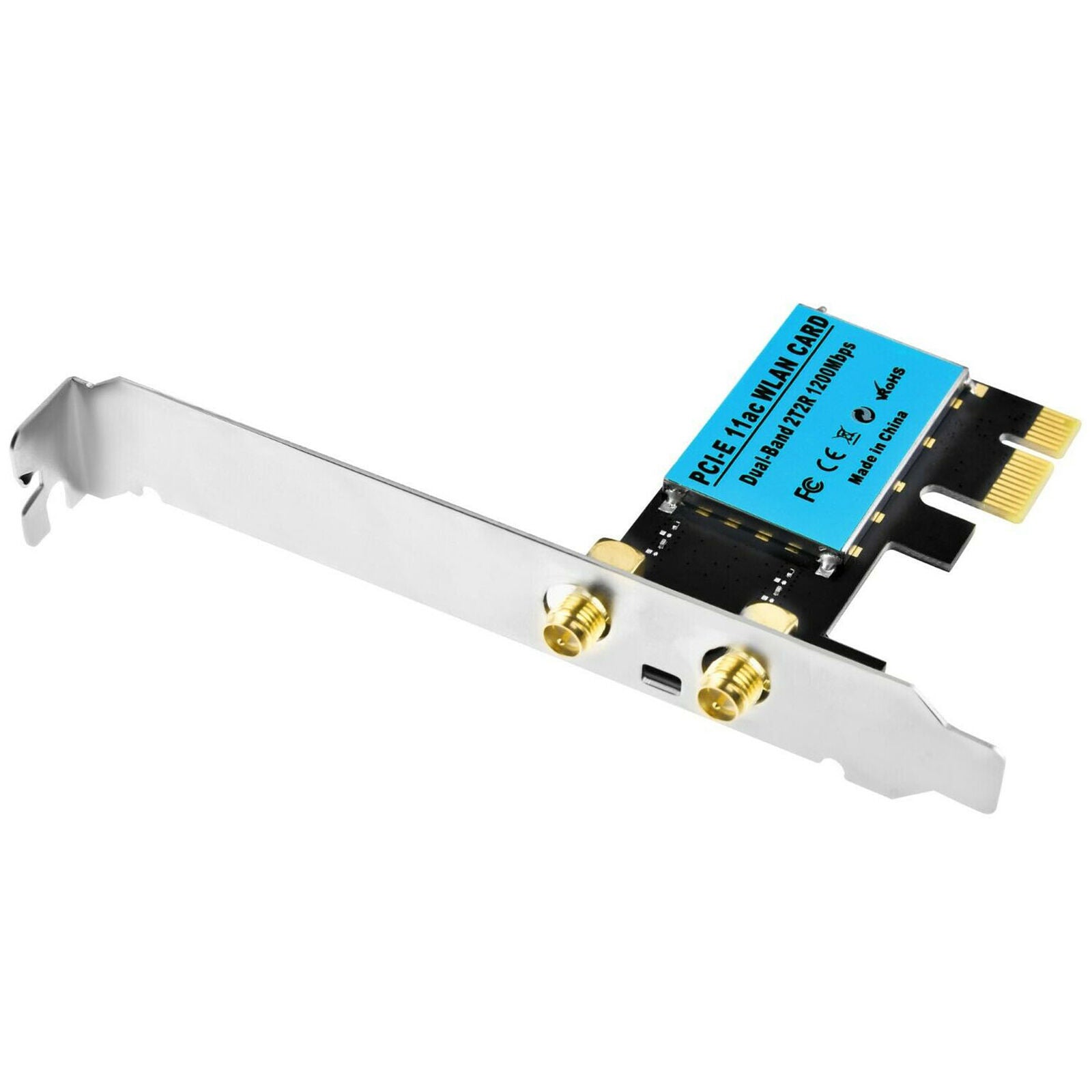 1200Mbps 2.4/5G Dual Band Desktop Wifi Wireless PCI-E Express Card Adapter
