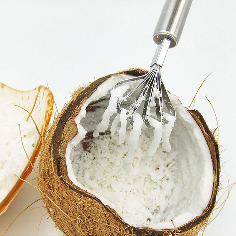 Stainless Kitchen Fruit Tools Coconut Shaver Kitchen Fish Clean Scales To.l8