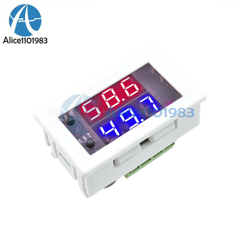 DC12V 10A Digital Red+Blue Display Hygrometer Sensor Humidity Controller Module