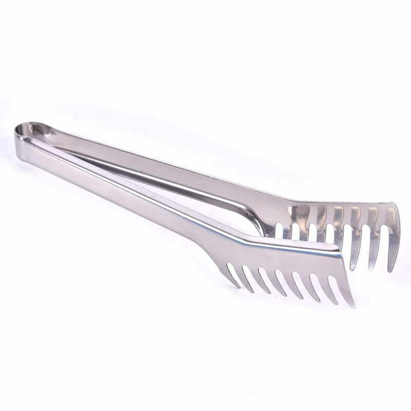 Stainless Steel Noodles Clip Food Comb Spaghetti Tongs Pasta Clip Food Ho.l8