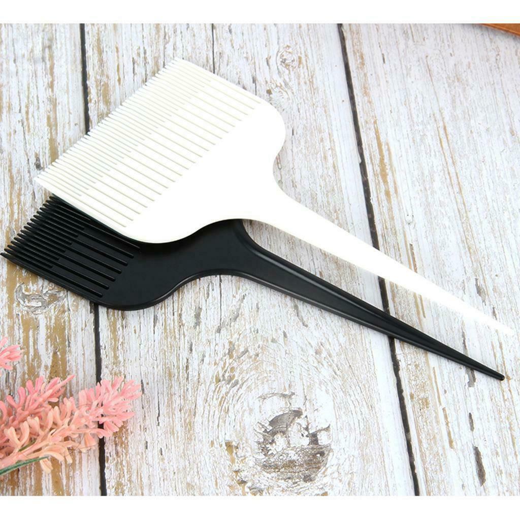 2Pcs Pro Hair Sectioning Weaving Highlights Foiling Comb Salon Dyeing Comb