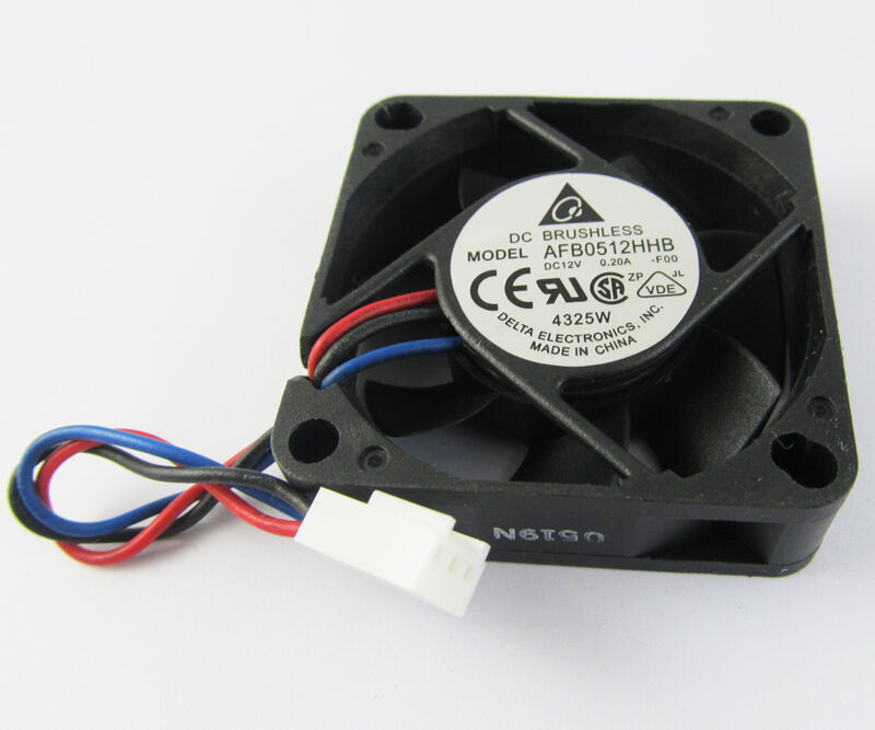 10pcs DELTA AFB0512HHB 12V 0.2A DC Brushless CPU Fan 50x50x15mm 5015 3wire