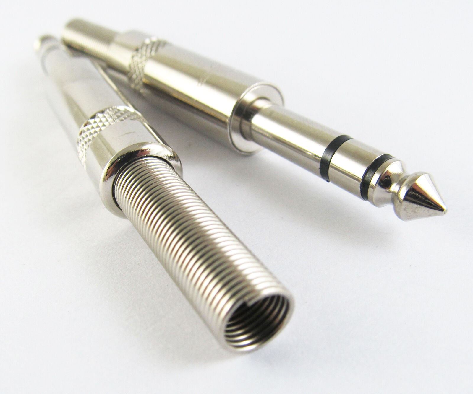 50pcs 6.35mm 1/4" High quality Stereo Pedal Metal TRS Audio male Connector