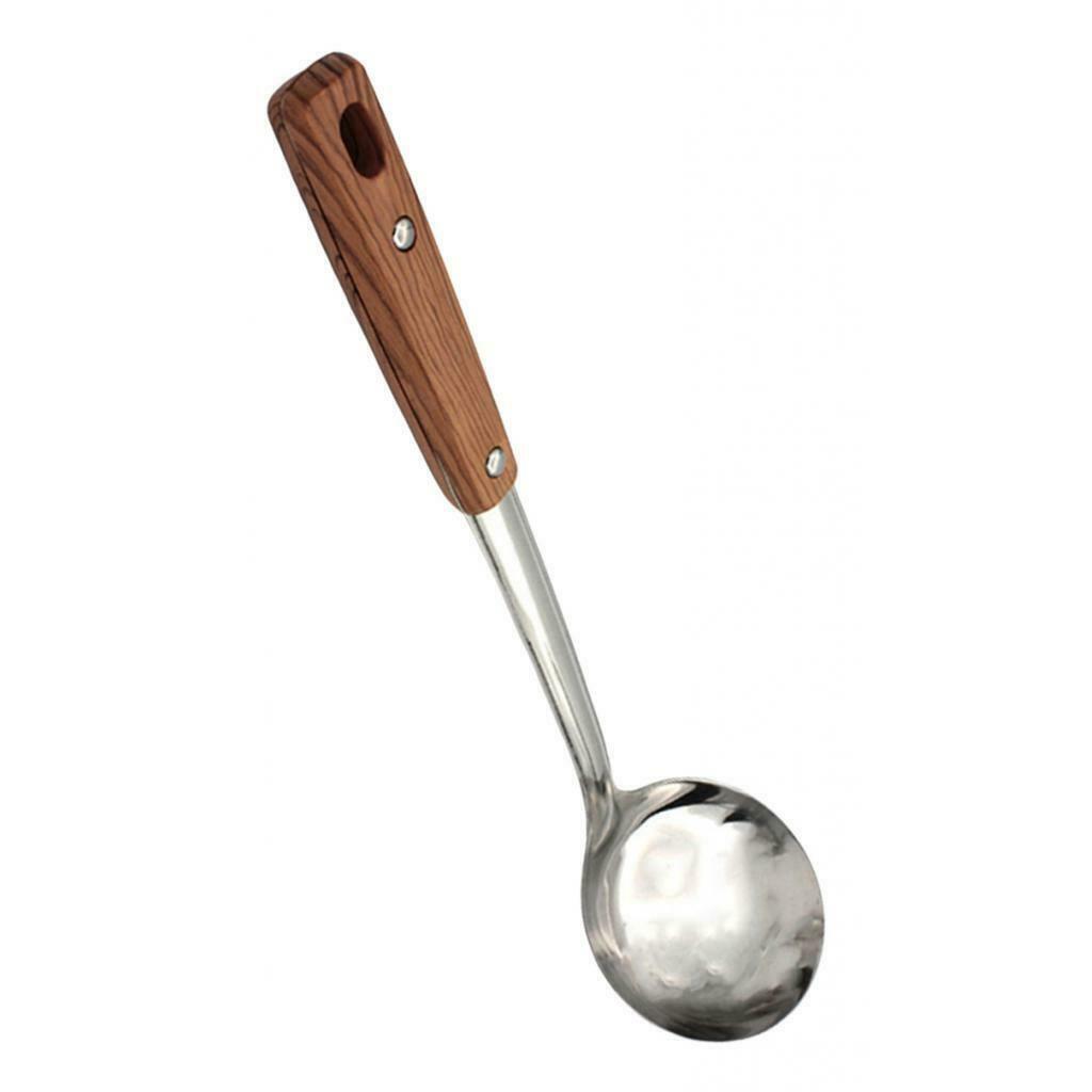 Outdoors Camping Stainless Steel Grilling Picnic BBQ Cooking Utensil Spoon