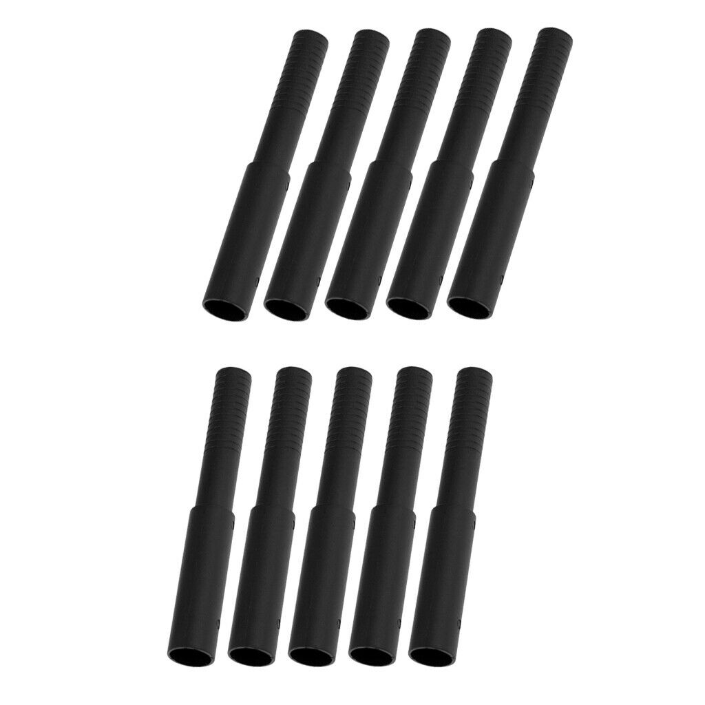 10Pack 4inch Golf Shaft Extension Extender Rod for Irons Wood Putters Black