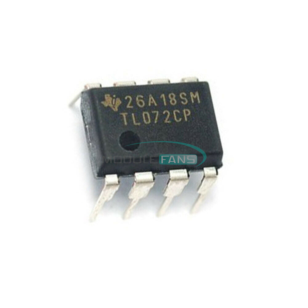 20PCS TL072CP TL072 DIP-8 LOW NOISE J-FET DUAL OP-AMP IC TL072