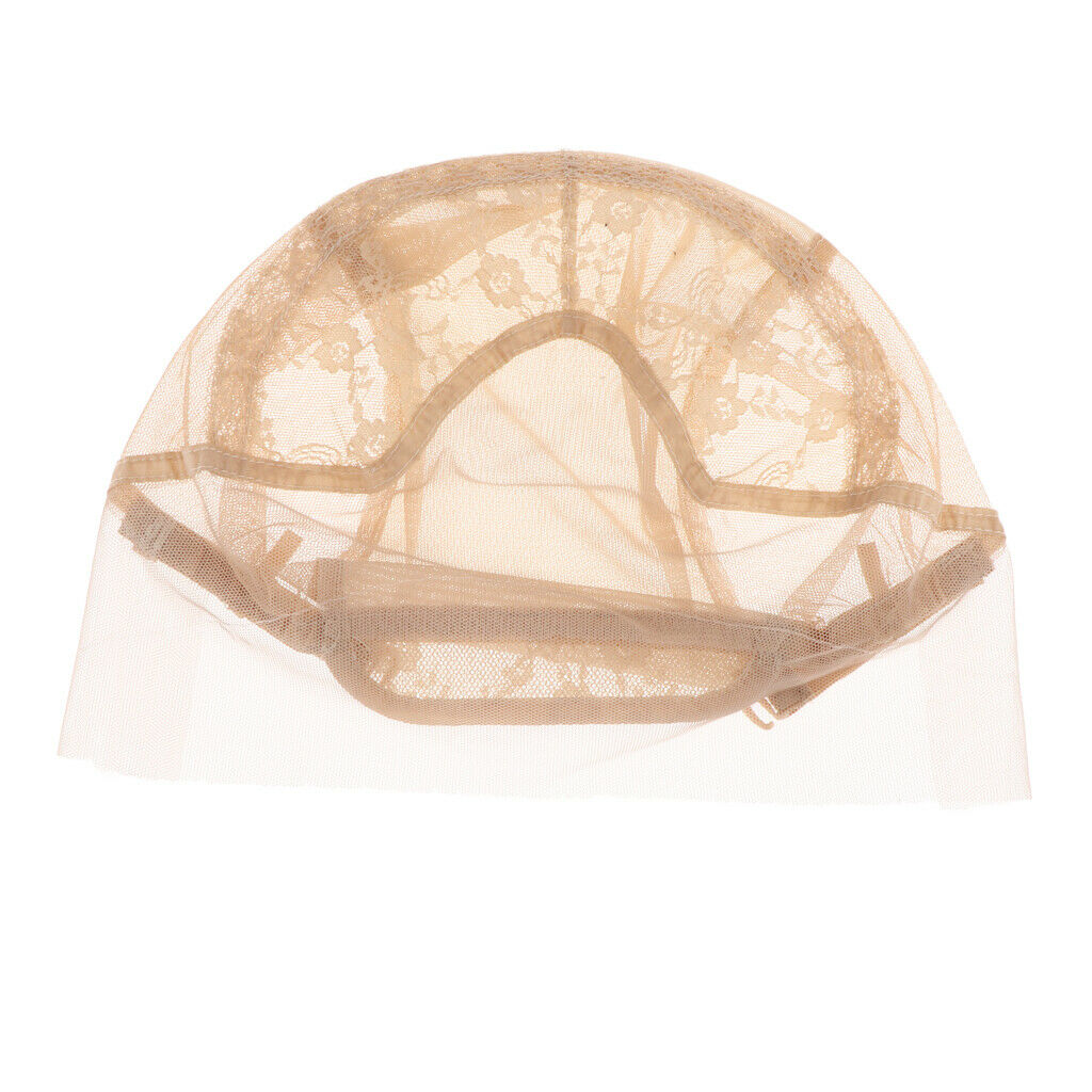 Durable Weaving Wig Lace   for Wig Making with Adjustable Strap Beige