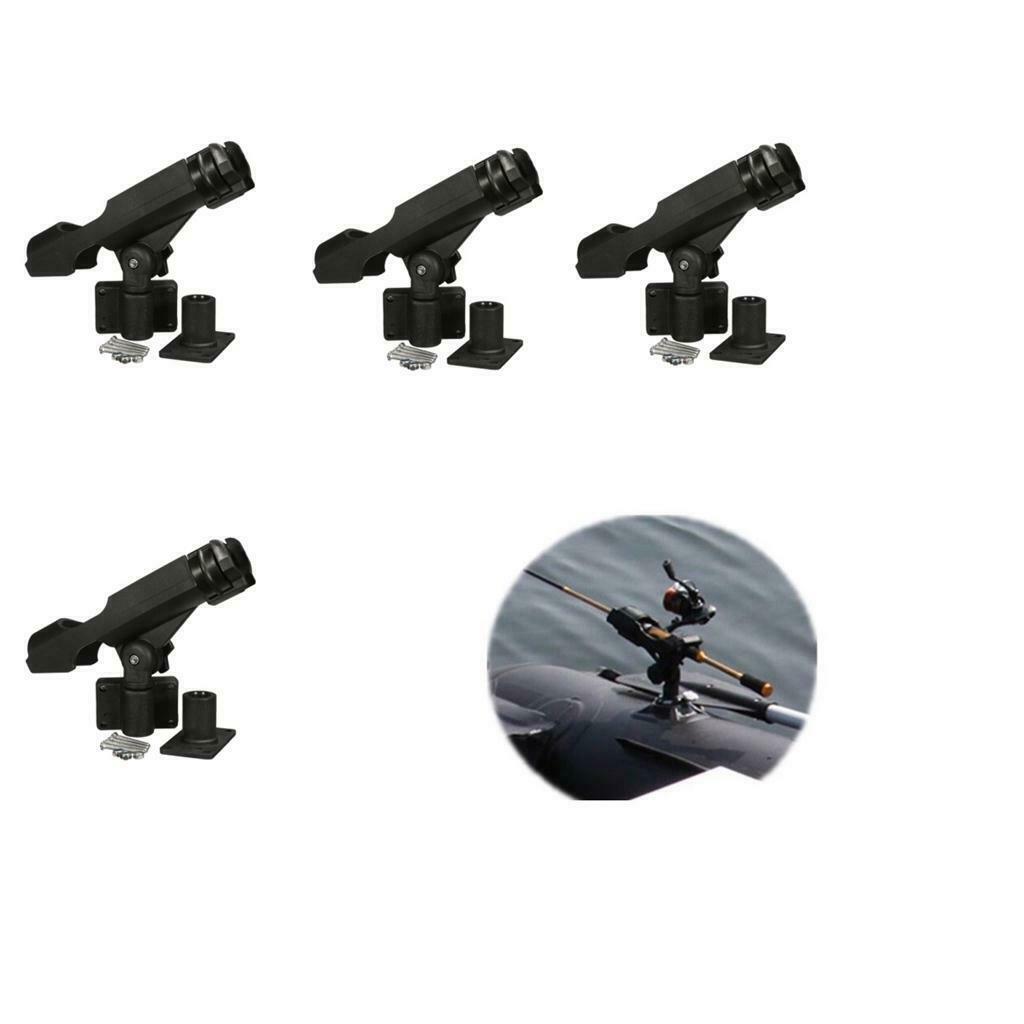 4 piece set adjustable plastic rod holder rod stand