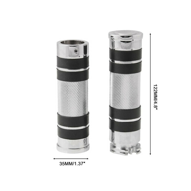 2PCS Motorcycle Bikes ATV Aluminum Handle Bar Hand Grips Set fit for All 25mm